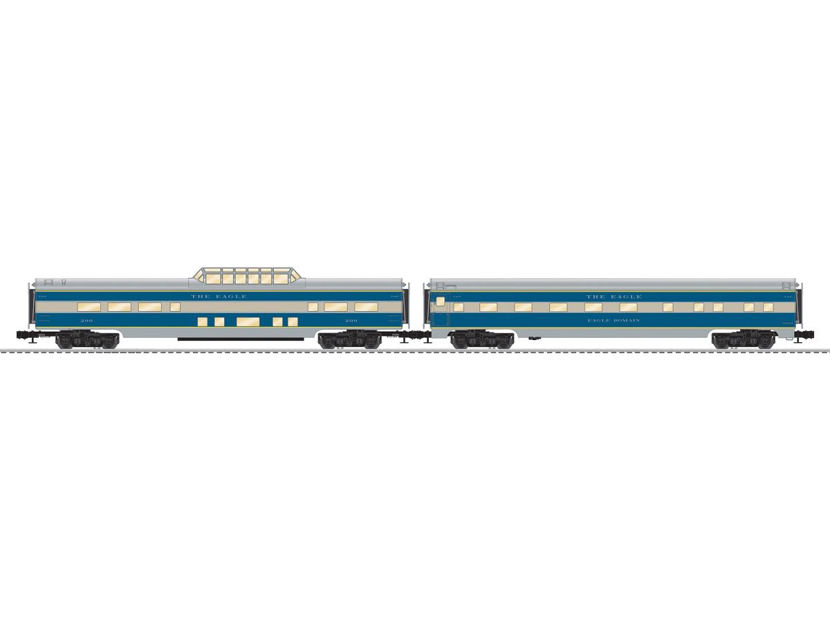 O Texas & Pacific Aluminum 18in Passenger 2 Pack