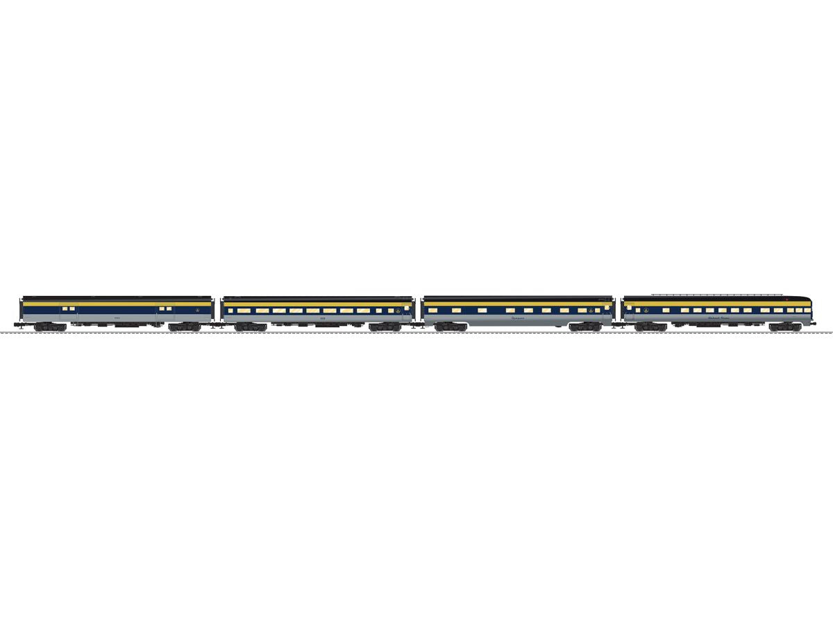 O B&O Aluminum 18in Passenger 4 Pack