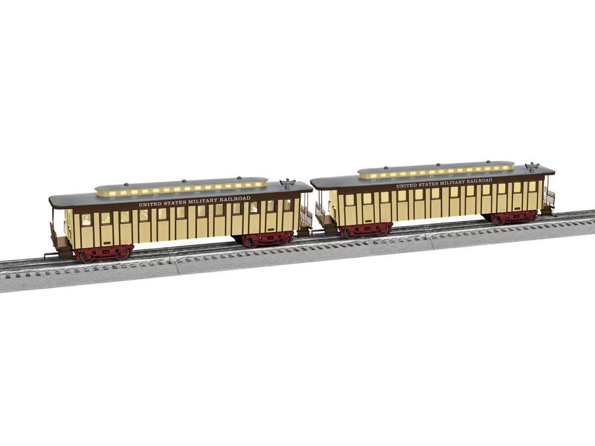 O US Military Railroad 1860s Coach 2 PACK
