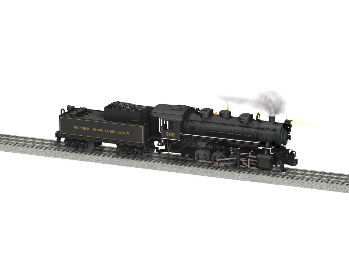 O BTO Republic Steel Legacy 0-8-0 #285 Steam Loco
