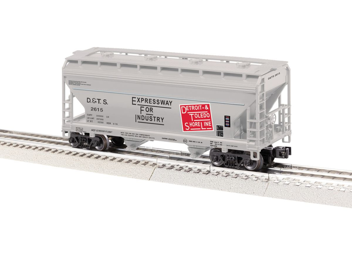 O Detroit & Toledo Short Line 2 Bay ACF Covered Hopper #2615