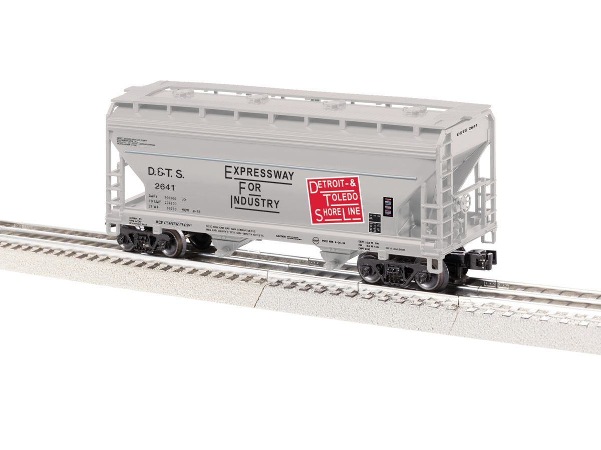 O Detroit & Toledo Short Line 2 Bay ACF Covered Hopper #2641