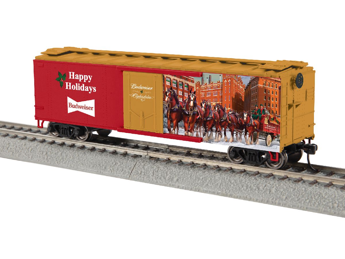 HO RTR Anheuser-Busch Happy Holidays Reefer