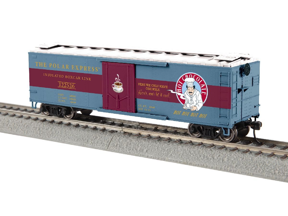 HO RTR THE POLAR EXPRESS Hot Chocolate Reefer Car