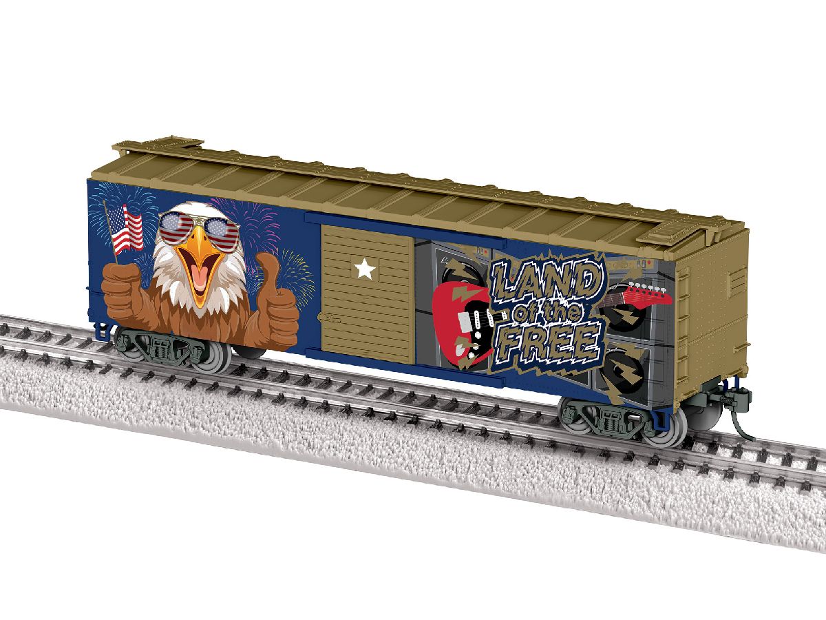 HO RTR Screaming Eagle Sound Boxcar