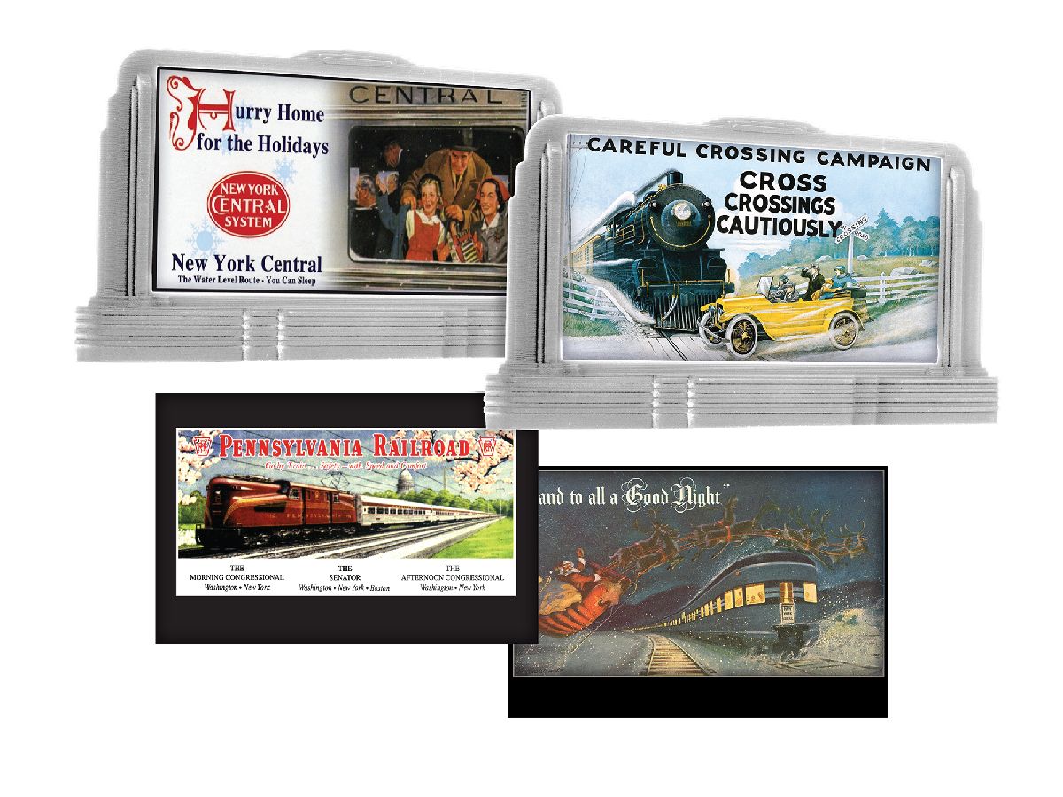 HO RTR Railroad Billboard East #1 (PRR NYC) HO Billboard 2-P