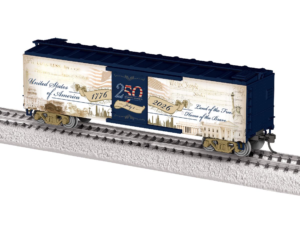 HO RTR America 250th HO GAUGE MUSA Boxcar