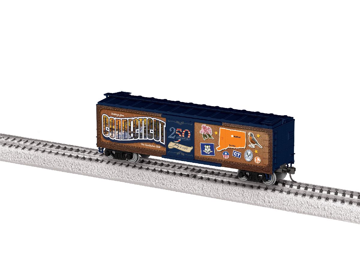 HO RTR Connecticut HO MUSA Boxcar