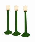 O RTR Mainline Classic Street Lamps/grn 3pk