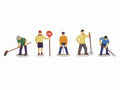 AF Work Crew Figures/5pc
