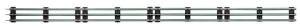 O O27 Tubular Track 35'' Straight/25bx