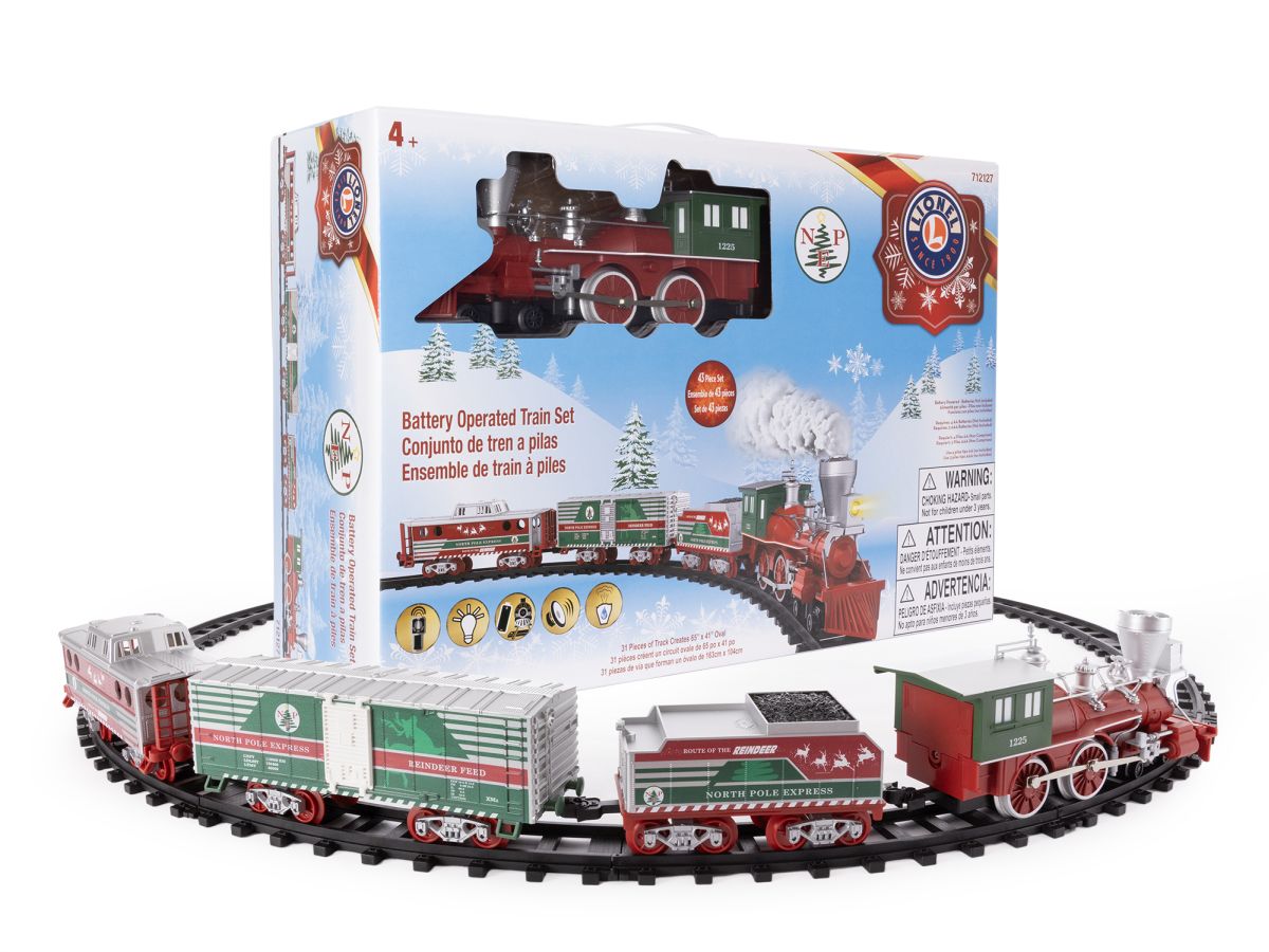 O RTR North Poler Express Battery Operated O-Gauge Train Set