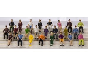 O RTR Scale Passenger Car Figures/24pc