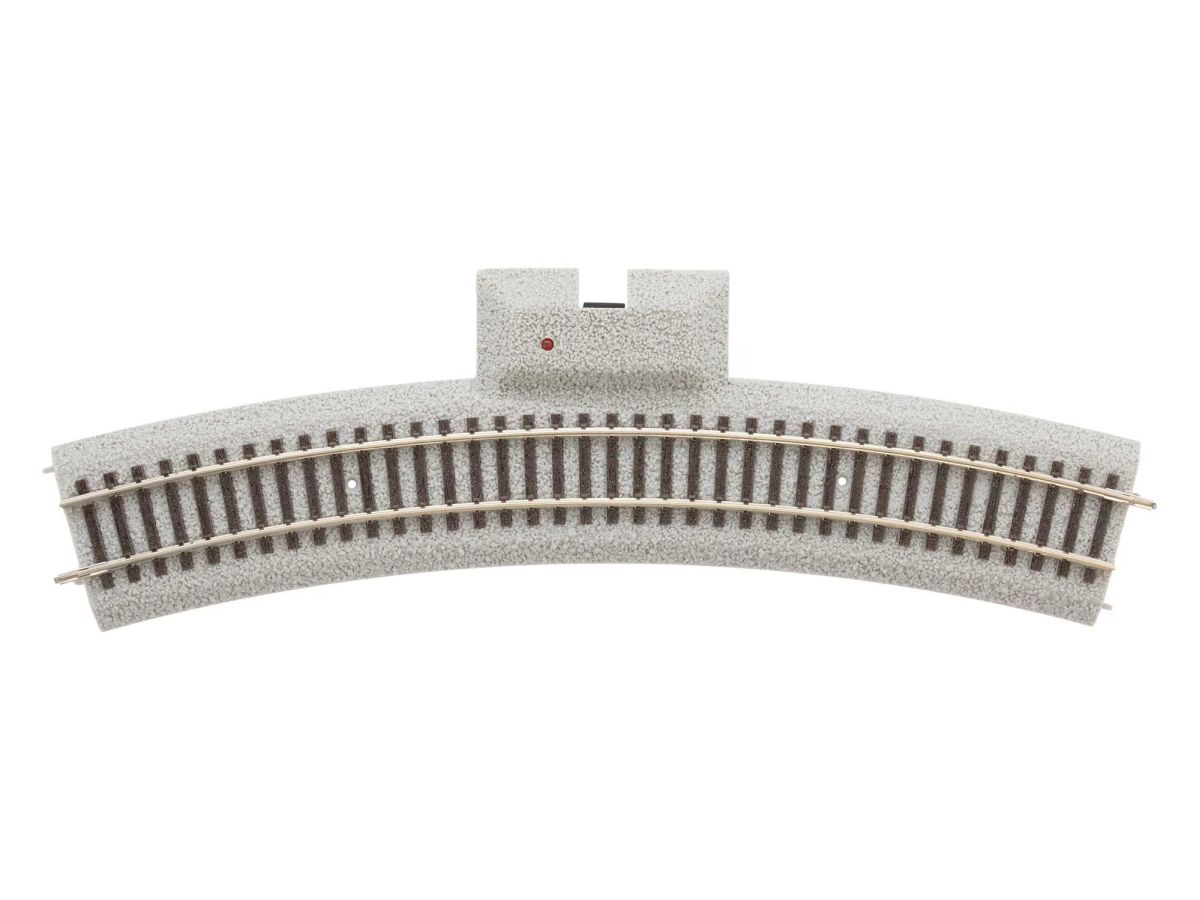 HO RTR FasTrack Curved Terminal Track