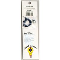 Light Genie Amber LED w/10'' Leads - 4pk
