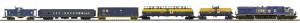 O CSX Safety Train Set/ES44AC Diesel/3.0/Hi-Rail