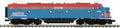 O Metra E8A Diesel #516/Dmy./Hi-Rail