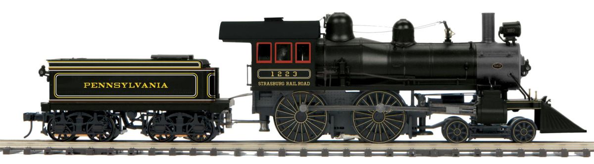 O 4-4-0 Steam Loco Strasburg #1223/3.0