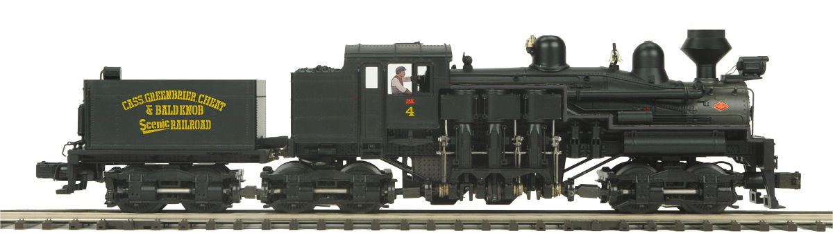 O 3-Truck Shay Steam Loco Cass Scenic/3.0