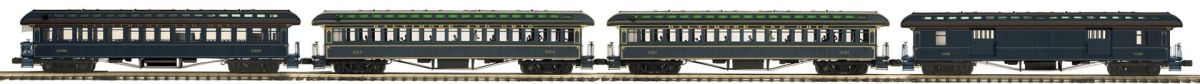 O B&O 4pk 64' Woodside Psg.Cars
