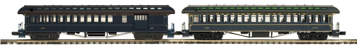 O B&O 2pk 64' Woodside Combine/Coach