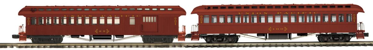 O UP 2pk 64' Woodside Combine/Coach