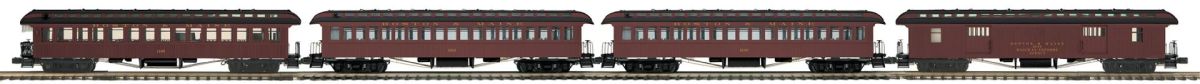O B&M 4pk 64' Woodside Psg.Cars