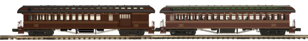 O LIRR 2pk 64' Woodside Combine/Coach