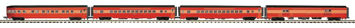 O SP 4pk 70' Streamlined Psg.Cars
