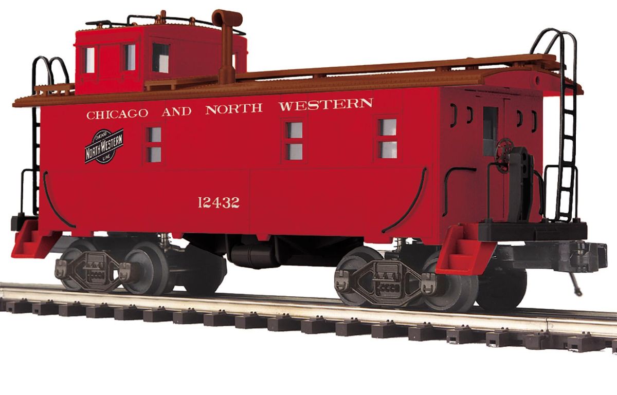 O Chicago North Western Steel Caboose