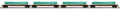 O 60' Flatcar w/Pipe Load 4pk NS