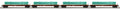 O 60' Flatcar w/Pipe Load 4pk CP
