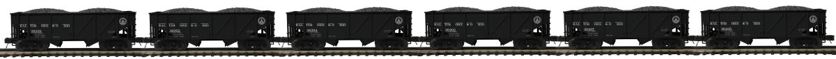 O 34' 2-Bay Composite Hopper 6pk B&O