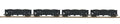 O P&LE 4-Car 70-Ton 3-Bay Hopper Set