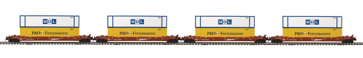 O 4-Car Husky Stack Set BNSF