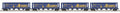 O Alberta 4-Car 100 Ton Hopper Car set