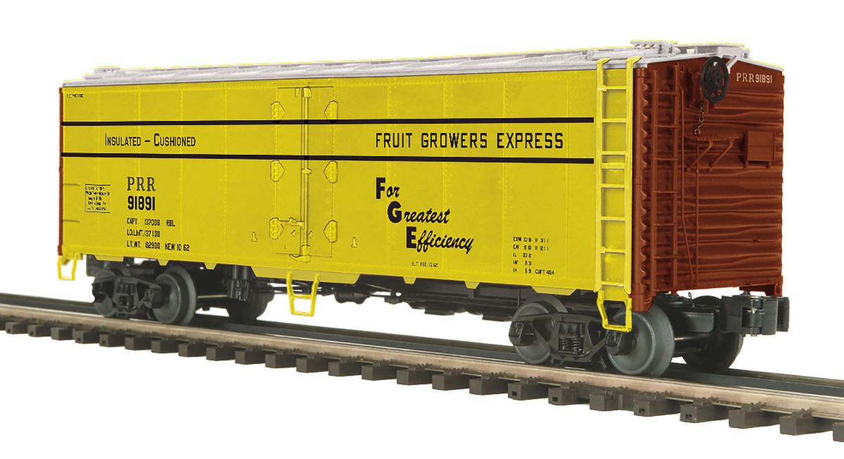 O 40' Steel Side Reefer PRR