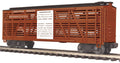 O Steel Sided Stck Car PRR