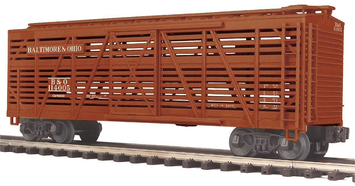 O Steel Sided Stck Car B&O