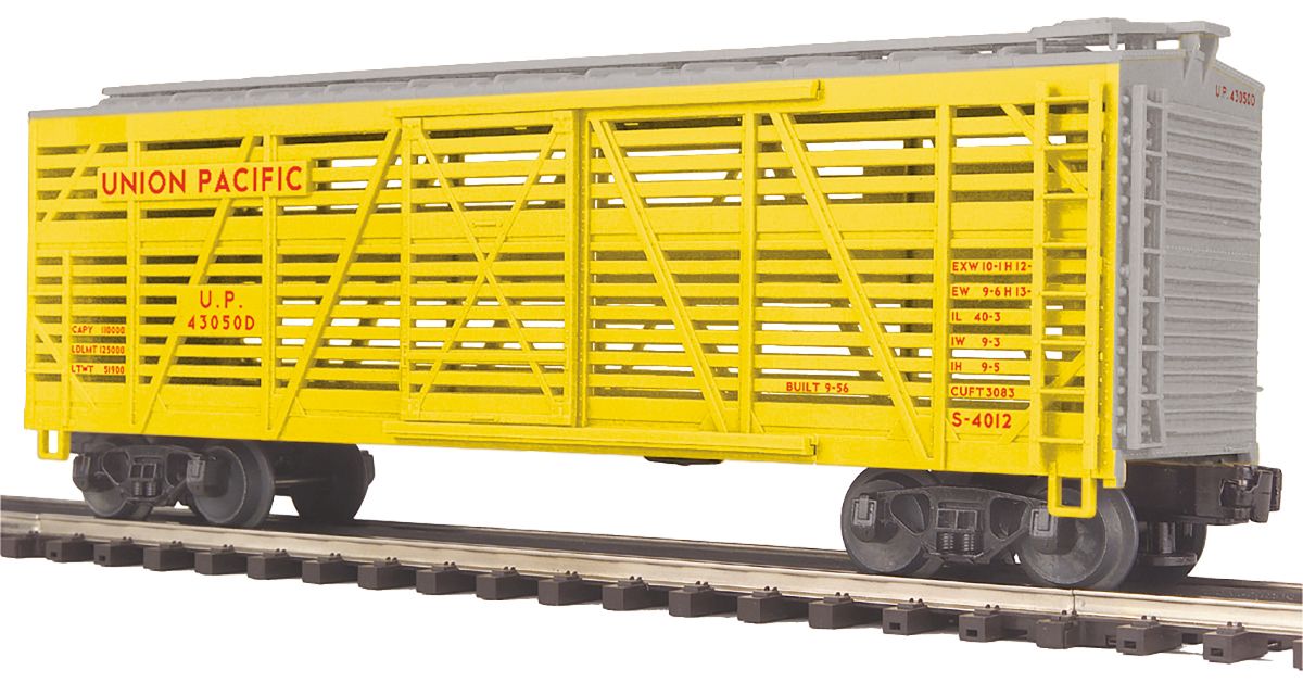 O Steel Sided Stck Car UP