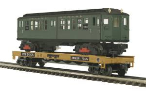 O Flatcar w/LoV Subway Car TTX #941425