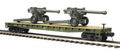 O US Army Flatcar w/105mm Howitzers #609042