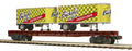 O Flatcar w//Pup Trailers PRR