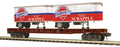 O Flatcar w/Pup Trailers NYC