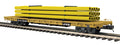 O 60' Flatcar w/Pipe Load TTX