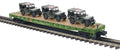 O US Army Flatcar w/(3) MASH Jeeps