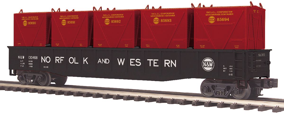 O Gondola w/LNL Containers N&W