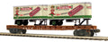 O P&LE Flat Car w/Pup Trailers