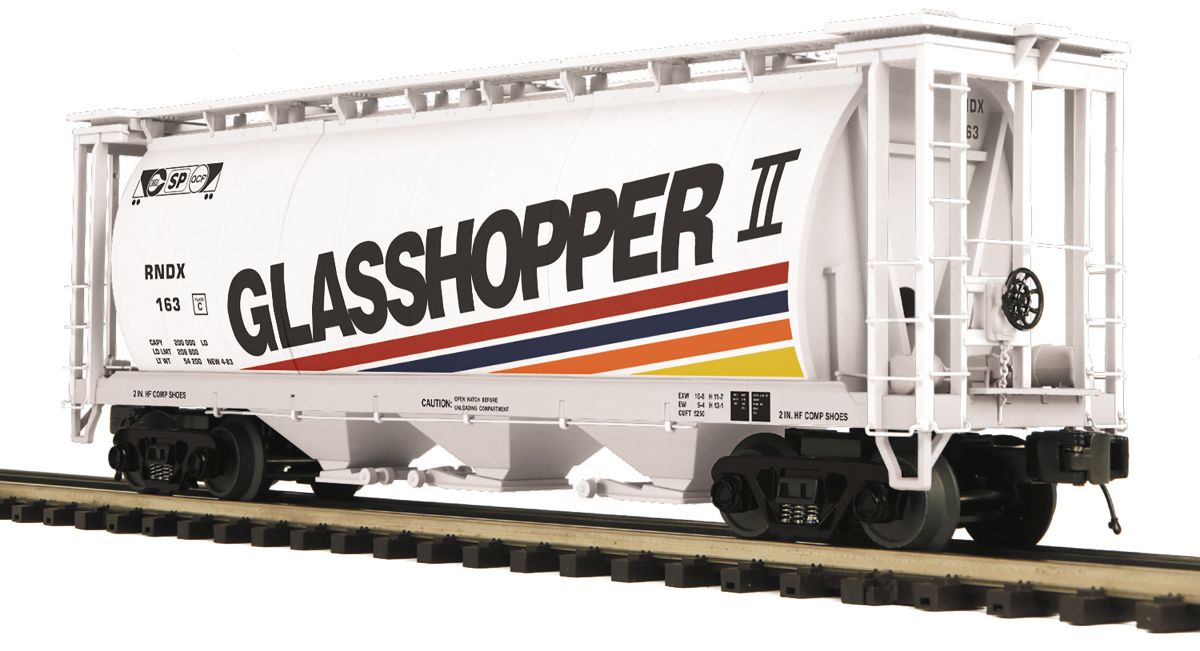 O 3-Bay Cylindrical Hopper Glasshopper