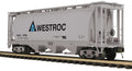 O Westroc 3-Bay Cylindrical Hopper Car